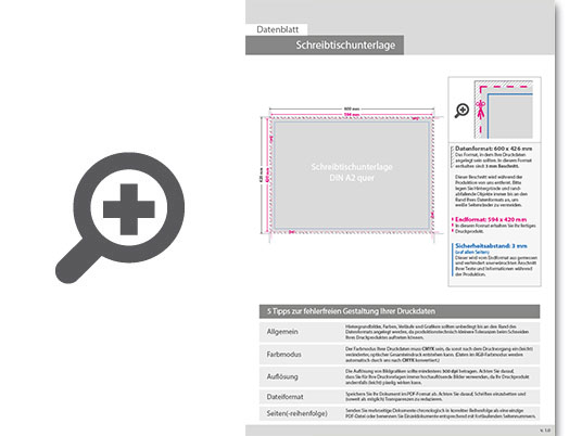 Product Bild schreibtischunterlage_din_a2_quer__50_blatt__4_0_farbig_bedruckt